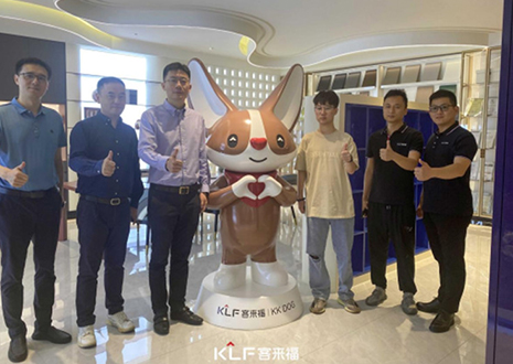 热烈欢迎中国建博会领导一行莅临星空(中国)xingkong智能科技股份有限公司参观指导！